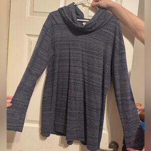 NWOT Merona Women's Charcoal Cowl Neck Sweater